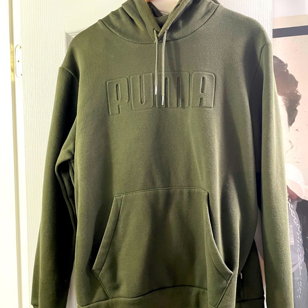 Puma Sweatsuit Size L Olive Green